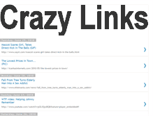 Tablet Screenshot of crazy-links.phoolish.com